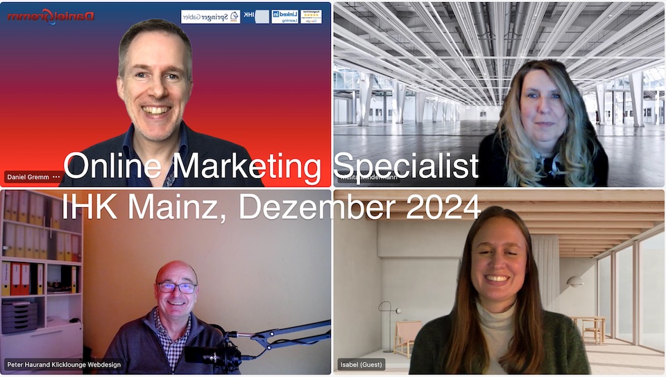 Online Marketing Specialist IHK Mainz Dezember 2024