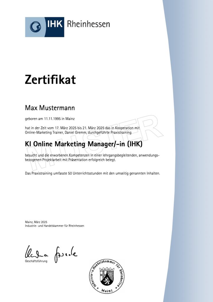 Zertifikat